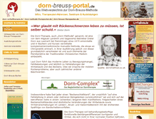 Tablet Screenshot of dorn-breuss-portal.de